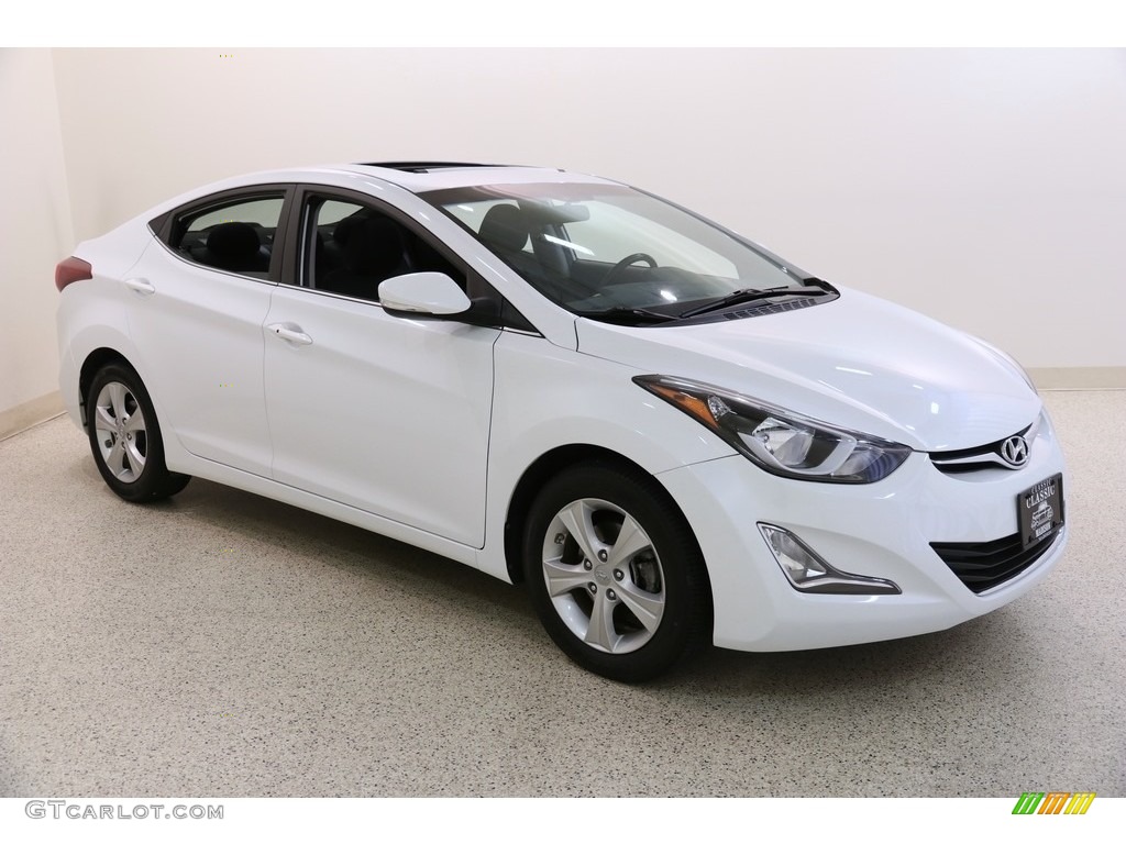 2016 Elantra Value Edition - White / Black photo #1