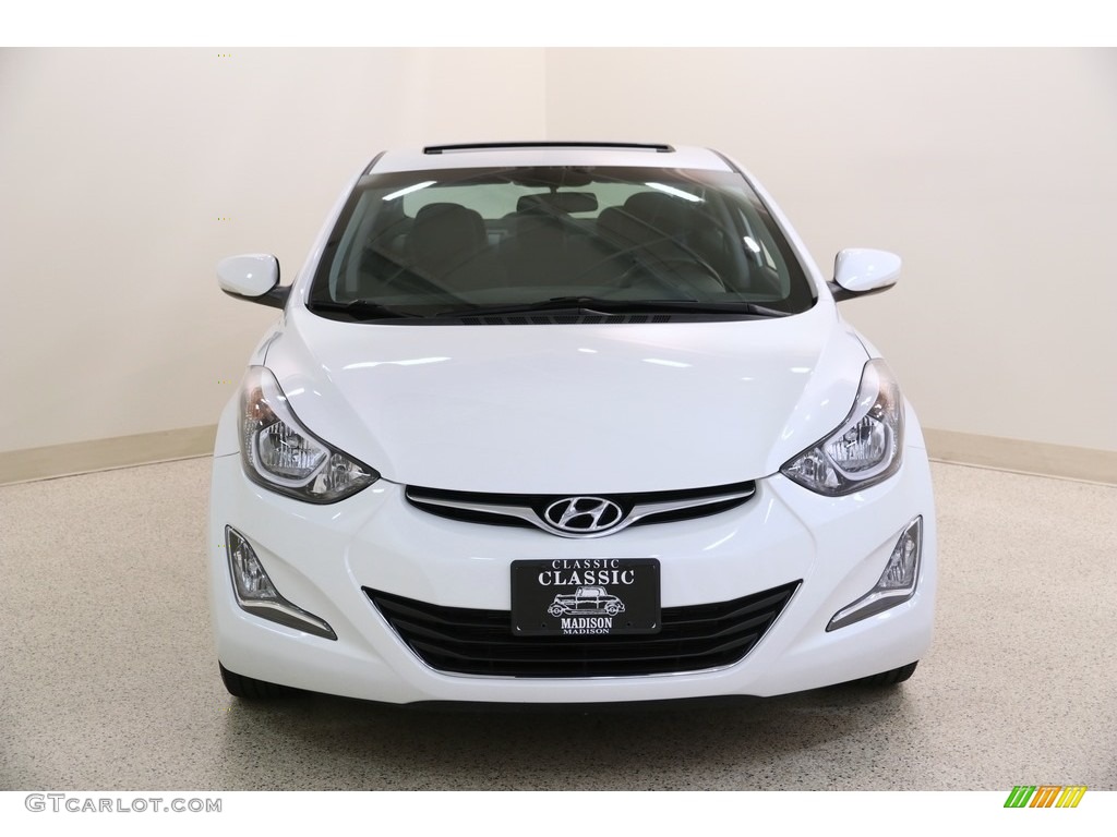 2016 Elantra Value Edition - White / Black photo #2