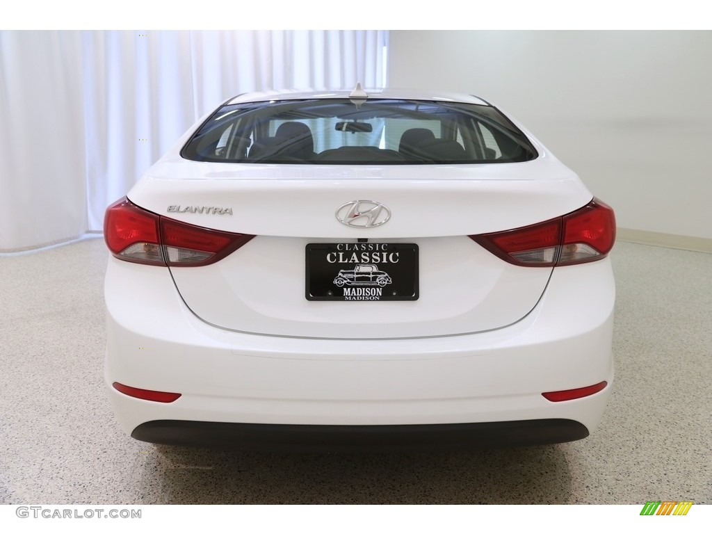 2016 Elantra Value Edition - White / Black photo #17