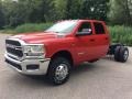 2019 Flame Red Ram 3500 Tradesman Crew Cab 4x4 Chassis  photo #3