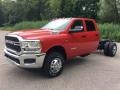 Flame Red - 3500 Tradesman Crew Cab 4x4 Chassis Photo No. 3