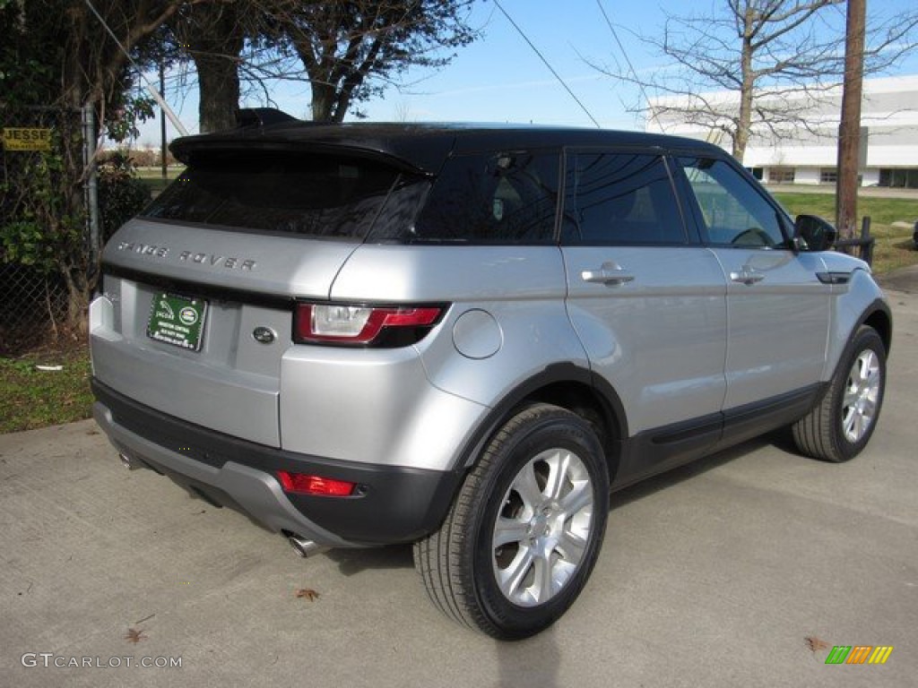 2019 Range Rover Evoque SE - Indus Silver Metallic / Ebony photo #7