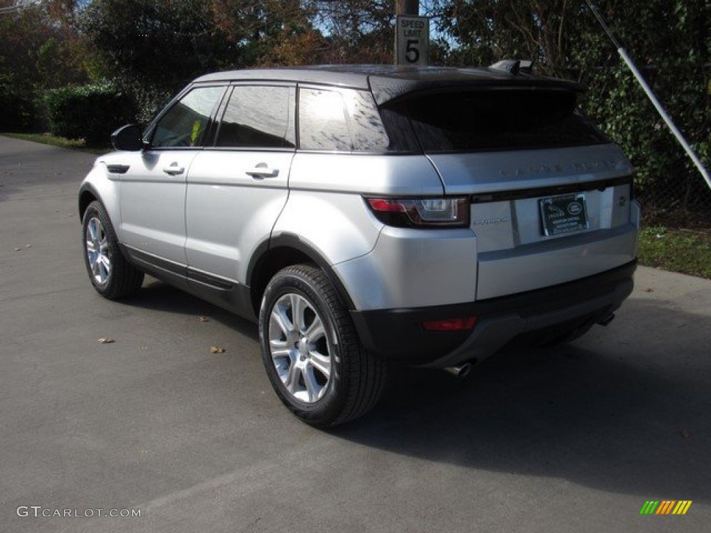 2019 Range Rover Evoque SE - Indus Silver Metallic / Ebony photo #12