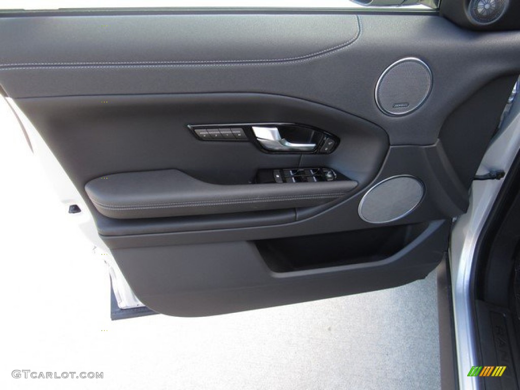 2019 Land Rover Range Rover Evoque SE Ebony Door Panel Photo #134310787