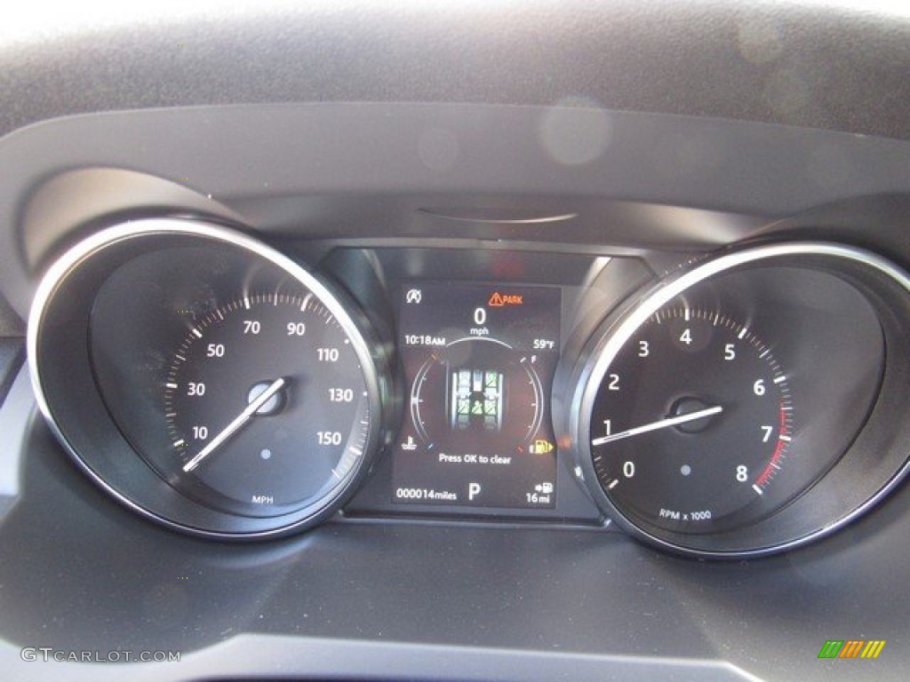 2019 Land Rover Range Rover Evoque SE Gauges Photo #134310913