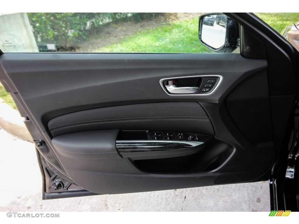 2020 Acura TLX Technology Sedan Ebony Door Panel Photo #134314207