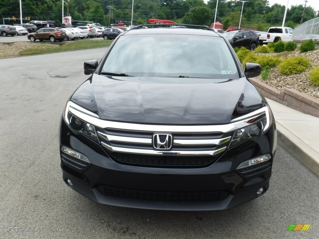 2016 Pilot EX-L AWD - Crystal Black Pearl / Gray photo #5