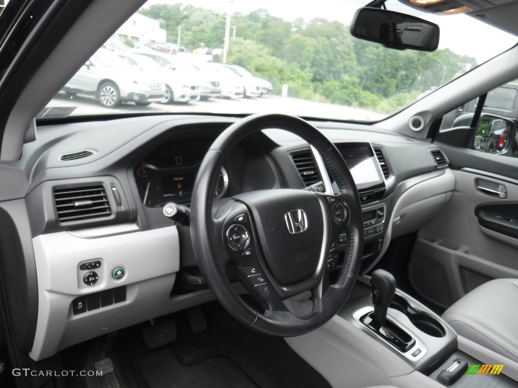 2016 Pilot EX-L AWD - Crystal Black Pearl / Gray photo #13