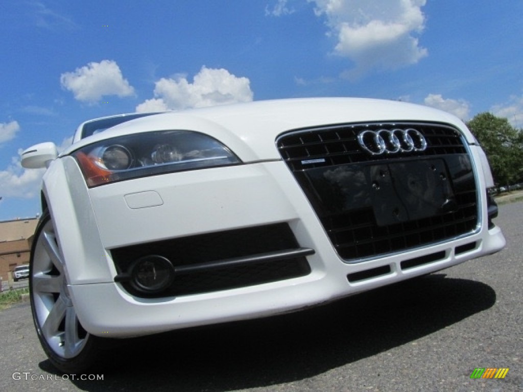 2008 TT 3.2 quattro Roadster - Ibis White / Luxor Beige photo #1