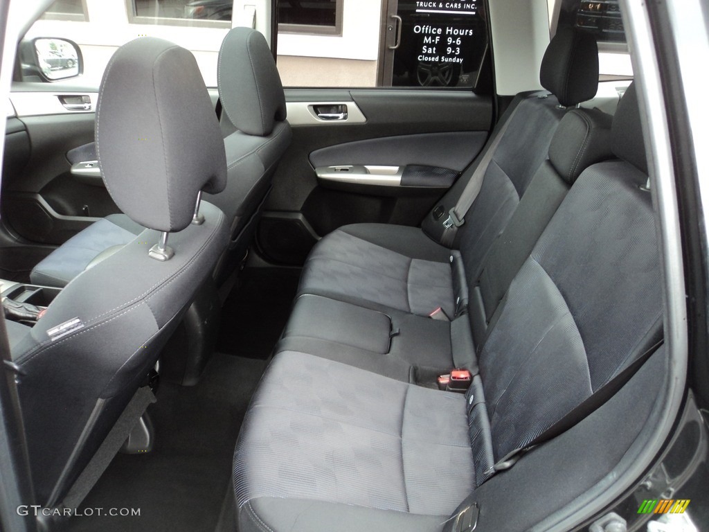 2010 Forester 2.5 X Premium - Obsidian Black Pearl / Platinum photo #8