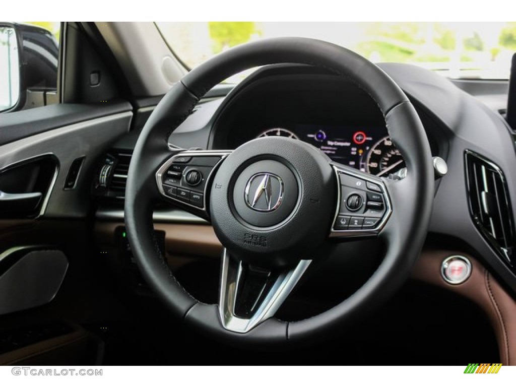 2020 Acura RDX Technology Espresso Steering Wheel Photo #134315332