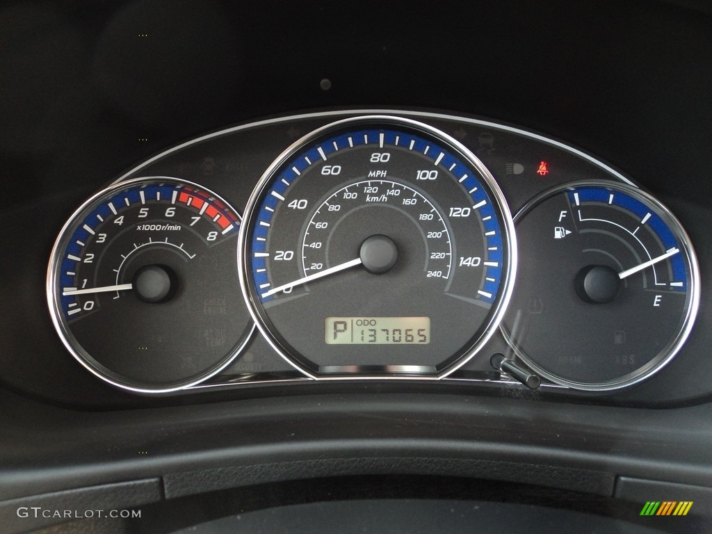 2010 Forester 2.5 X Premium - Obsidian Black Pearl / Platinum photo #14