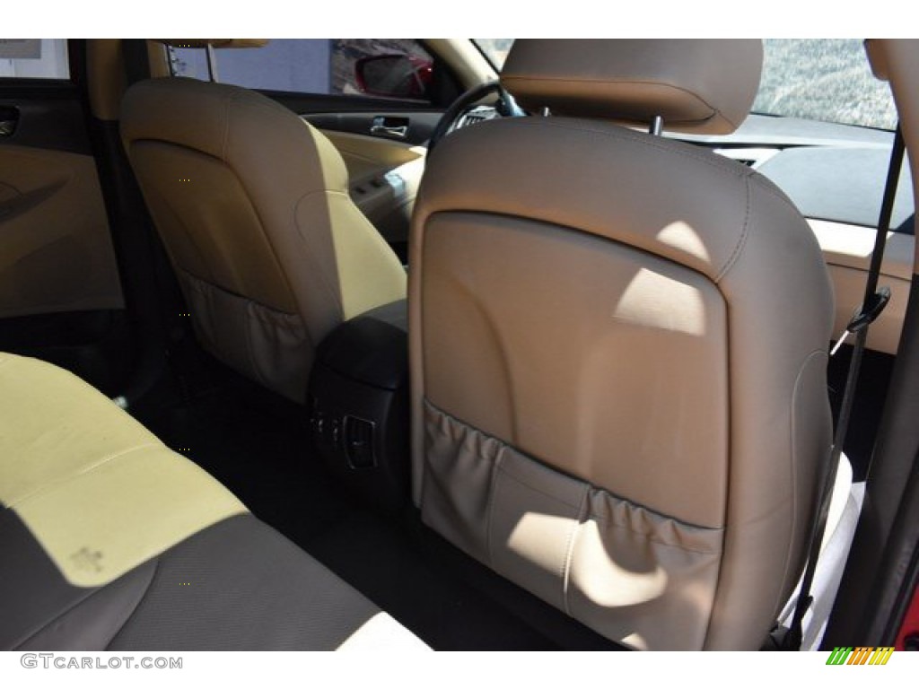 2011 Sonata Hybrid - Venetian Red / Camel photo #21