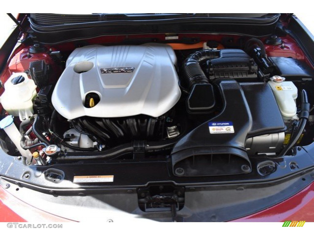 2011 Sonata Hybrid - Venetian Red / Camel photo #29