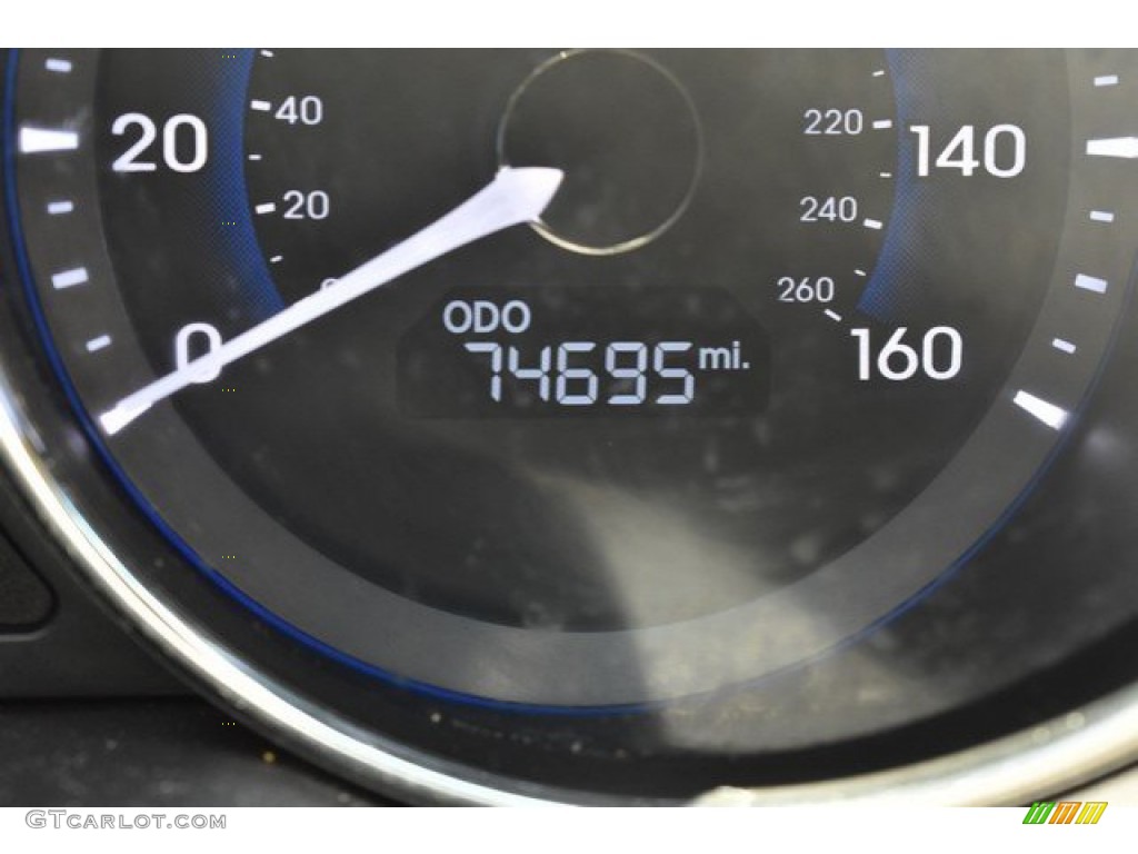 2011 Sonata Hybrid - Venetian Red / Camel photo #31