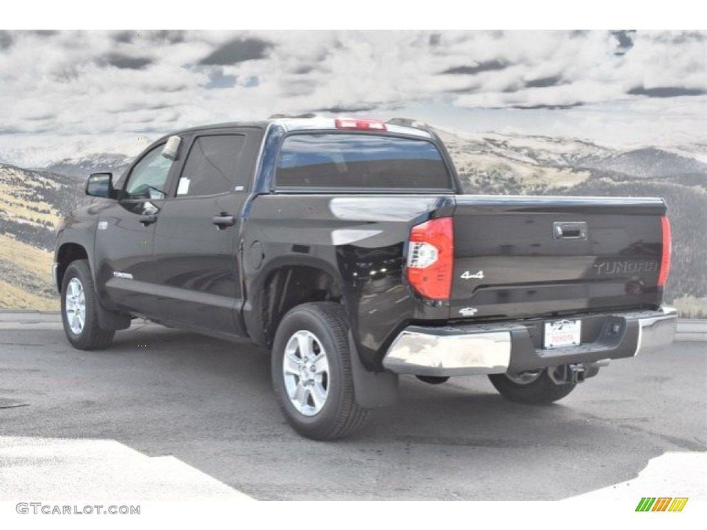 2019 Tundra SR5 CrewMax 4x4 - Midnight Black Metallic / Graphite photo #3