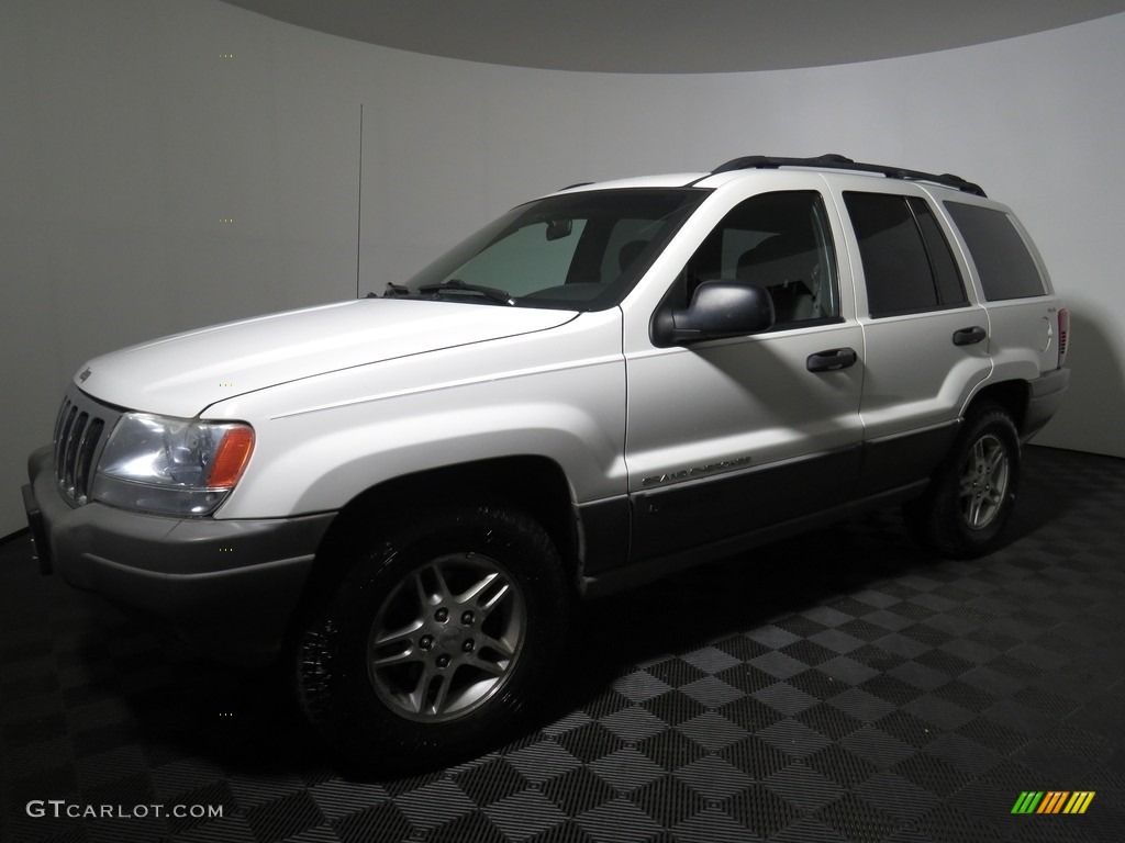 2000 Grand Cherokee Laredo 4x4 - Stone White / Agate photo #7