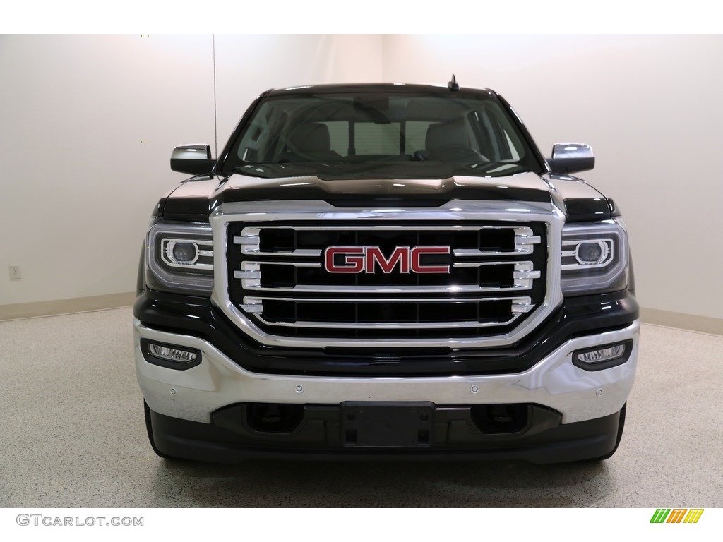 2017 Sierra 1500 SLT Crew Cab 4WD - Onyx Black / Cocoa/­Dune photo #2