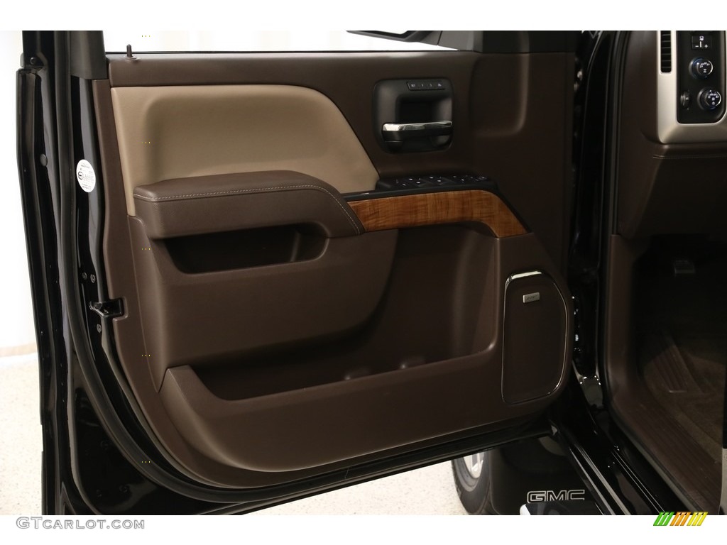 2017 Sierra 1500 SLT Crew Cab 4WD - Onyx Black / Cocoa/­Dune photo #4