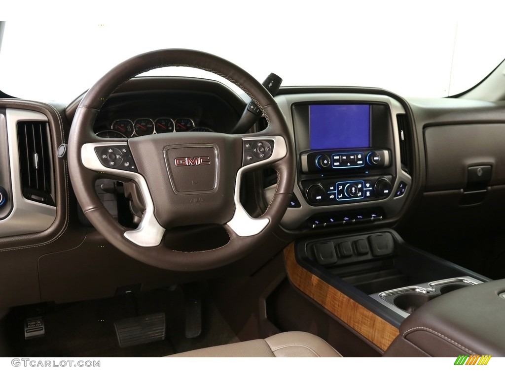 2017 Sierra 1500 SLT Crew Cab 4WD - Onyx Black / Cocoa/­Dune photo #7