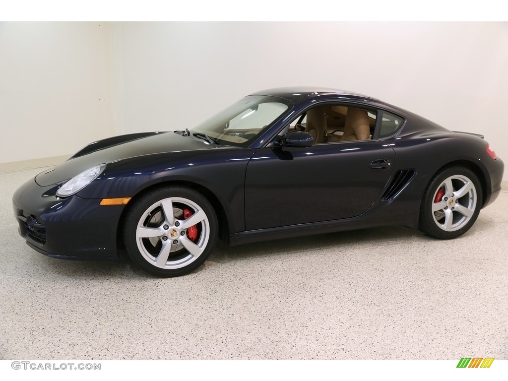 2007 Cayman S - Midnight Blue Metallic / Sand Beige photo #3