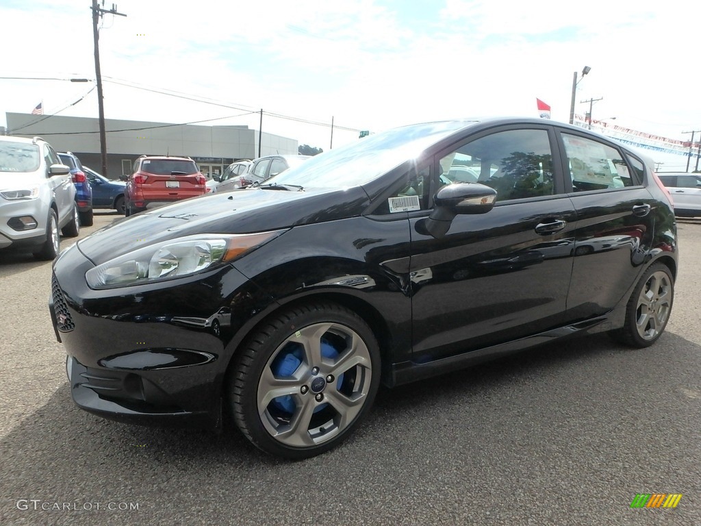 Shadow Black 2019 Ford Fiesta ST Hatchback Exterior Photo #134322133