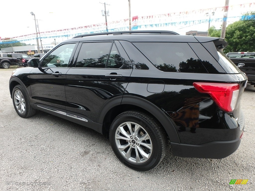 2020 Explorer XLT 4WD - Agate Black Metallic / Ebony photo #5