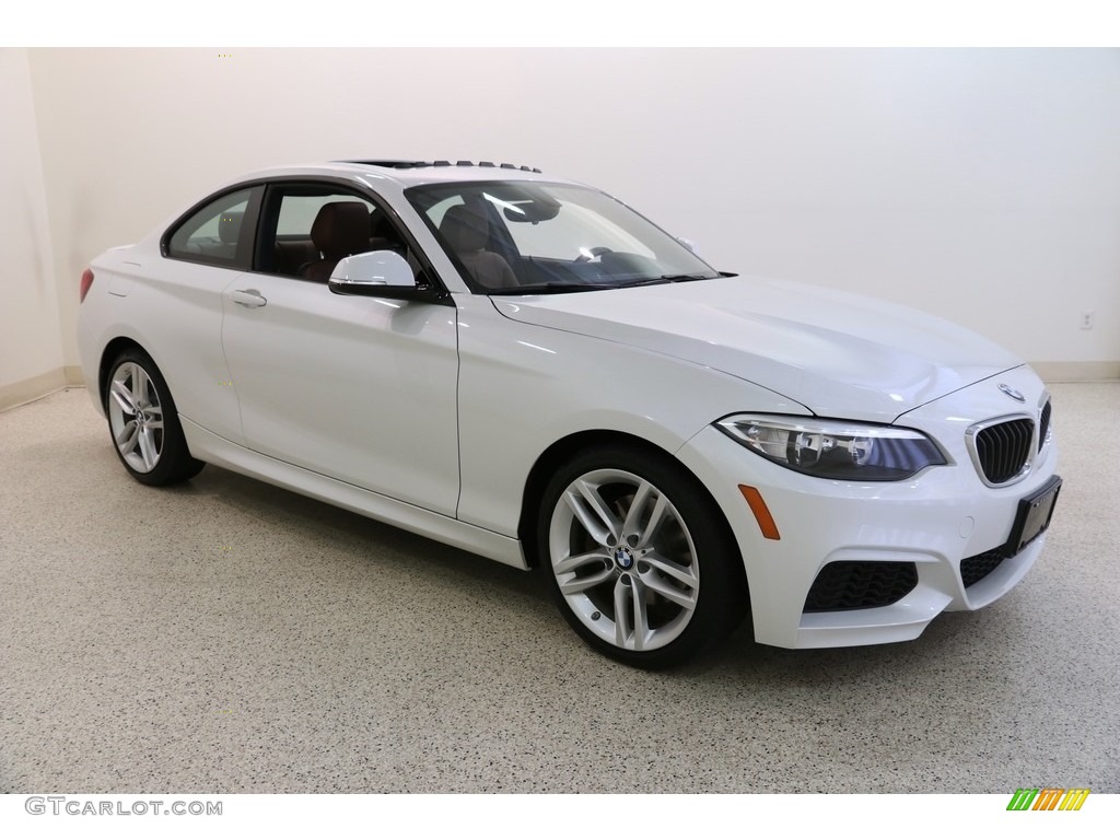 2016 2 Series 228i Coupe - Mineral White Metallic / Terra photo #1