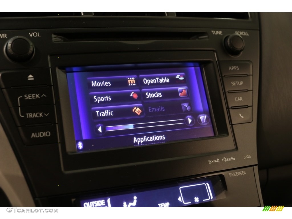 2013 Prius v Three Hybrid - Magnetic Gray Metallic / Dark Gray photo #12