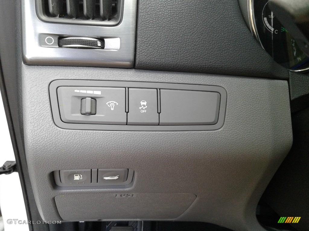 2014 Sonata Hybrid Limited - Pearl White / Gray photo #17