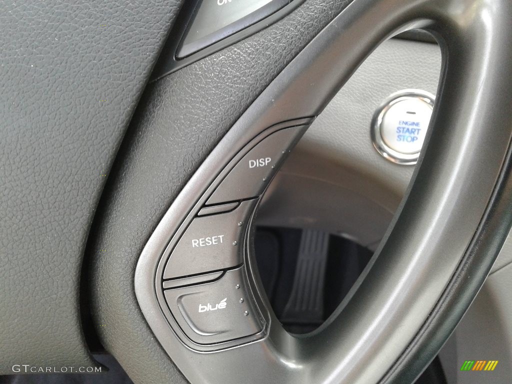 2014 Sonata Hybrid Limited - Pearl White / Gray photo #19