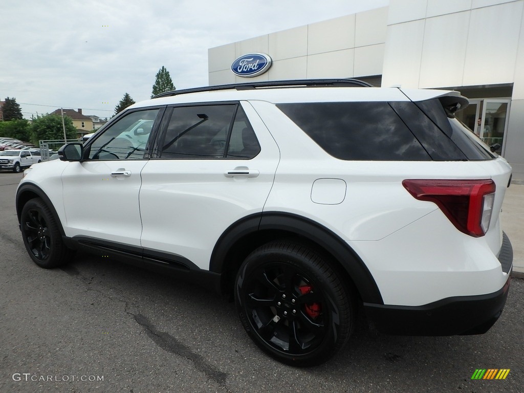 2020 Explorer ST 4WD - Star White Metallic Tri-Coat / Ebony photo #9