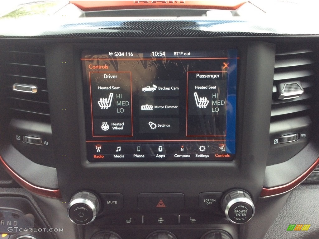 2019 Ram 1500 Rebel Quad Cab 4x4 Controls Photo #134328098