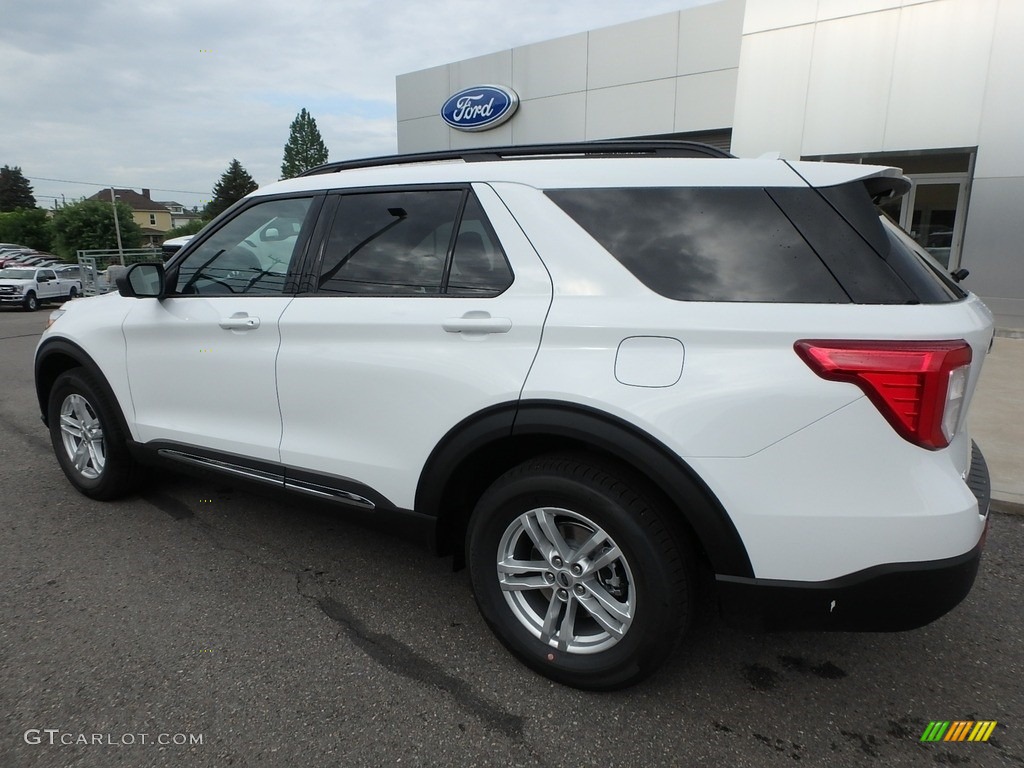 2020 Explorer XLT 4WD - Oxford White / Ebony photo #8
