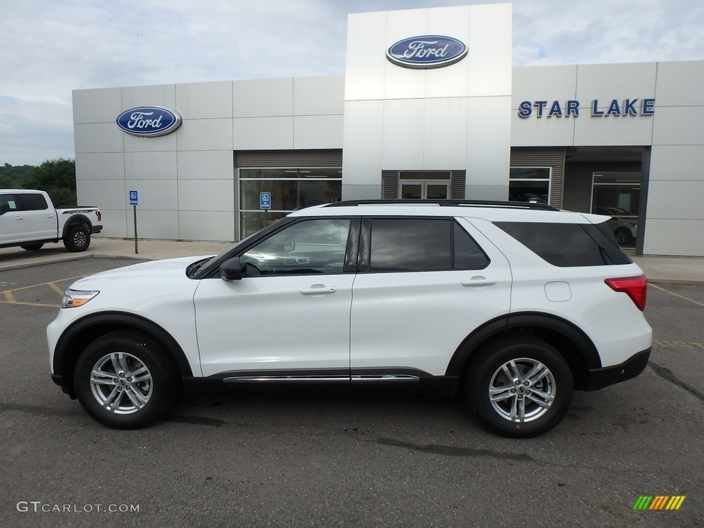 2020 Explorer XLT 4WD - Oxford White / Ebony photo #9