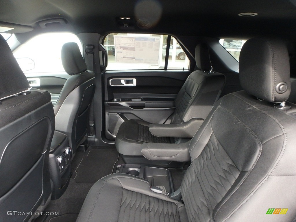 Ebony Interior 2020 Ford Explorer XLT 4WD Photo #134328605