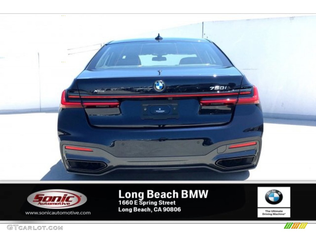 2020 7 Series 750i xDrive Sedan - Carbon Black Metallic / Mocha photo #3