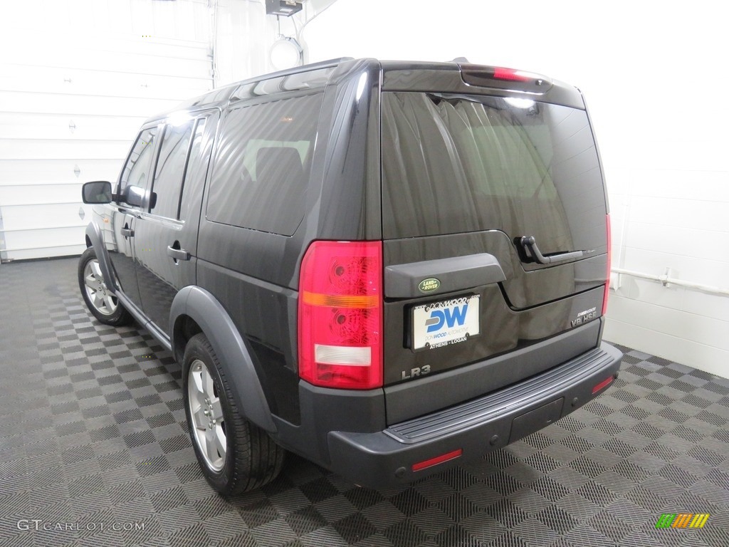 2007 LR3 V8 HSE - Java Black Pearl / Ebony Black photo #14