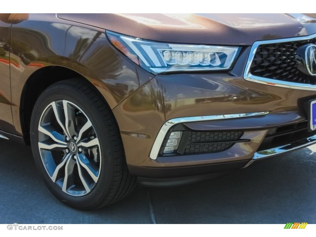 2019 MDX Advance - Canyon Bronze Metallic / Espresso photo #11