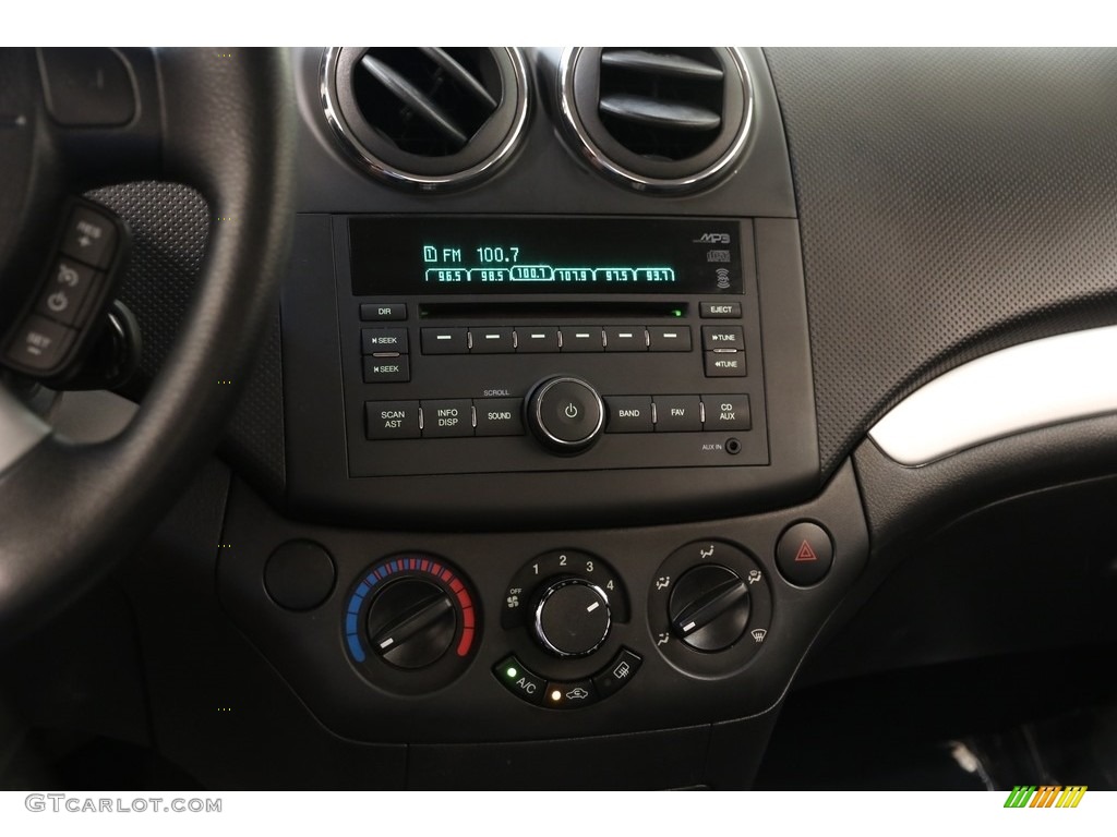 2011 Aveo LT Sedan - Sport Red / Charcoal photo #9