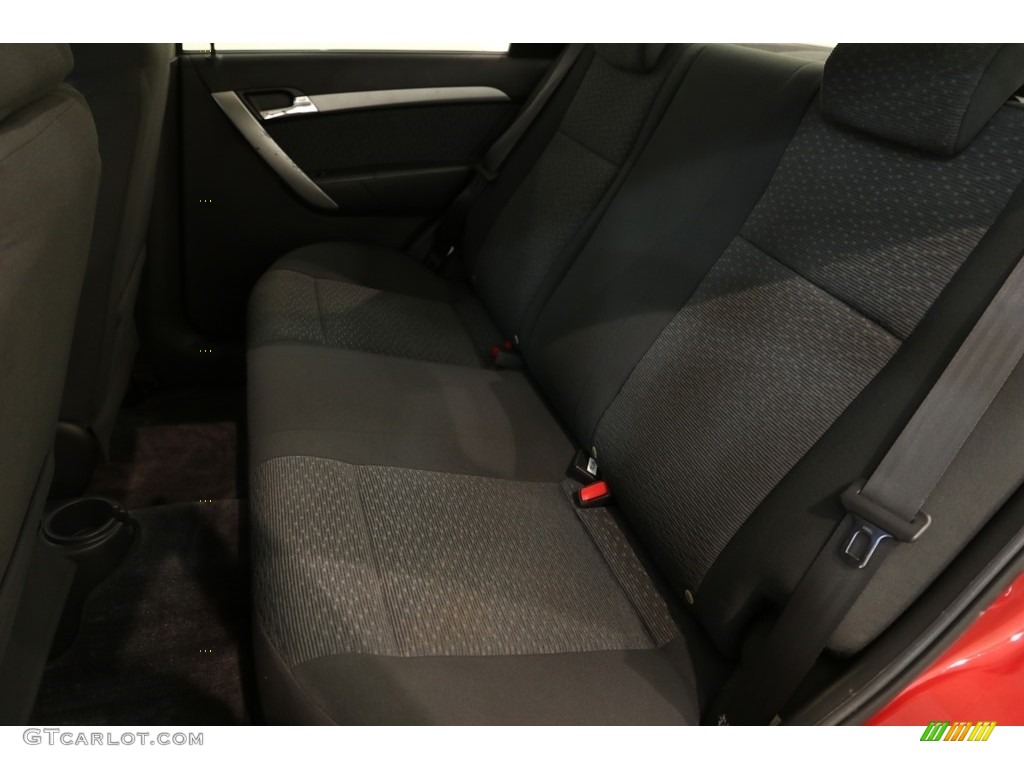2011 Aveo LT Sedan - Sport Red / Charcoal photo #16