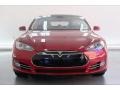 Red Tesla Multi-Coat - Model S P85 Performance Photo No. 2