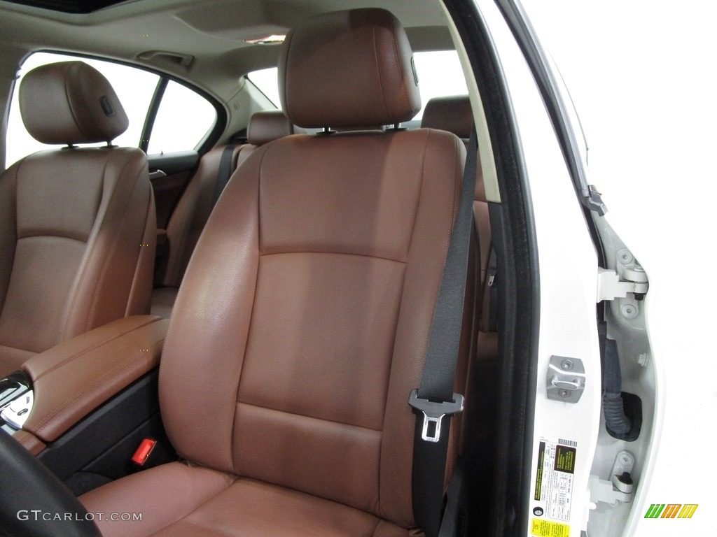 2016 5 Series 535i xDrive Sedan - Alpine White / BMW Individual Amaro Brown photo #7
