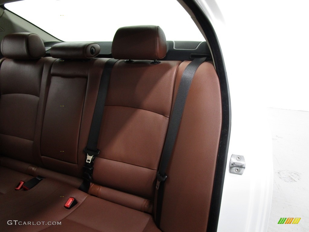 2016 5 Series 535i xDrive Sedan - Alpine White / BMW Individual Amaro Brown photo #10
