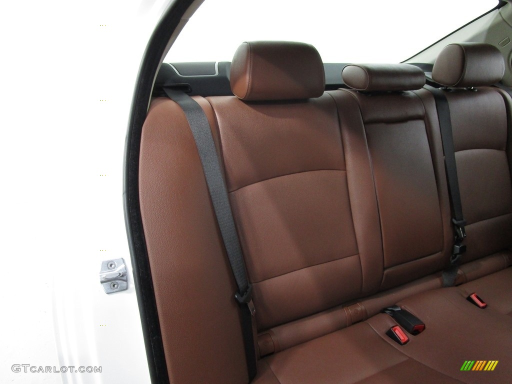 2016 5 Series 535i xDrive Sedan - Alpine White / BMW Individual Amaro Brown photo #16