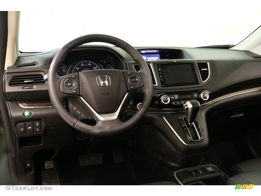 2016 CR-V Touring AWD - Crystal Black Pearl / Black photo #7