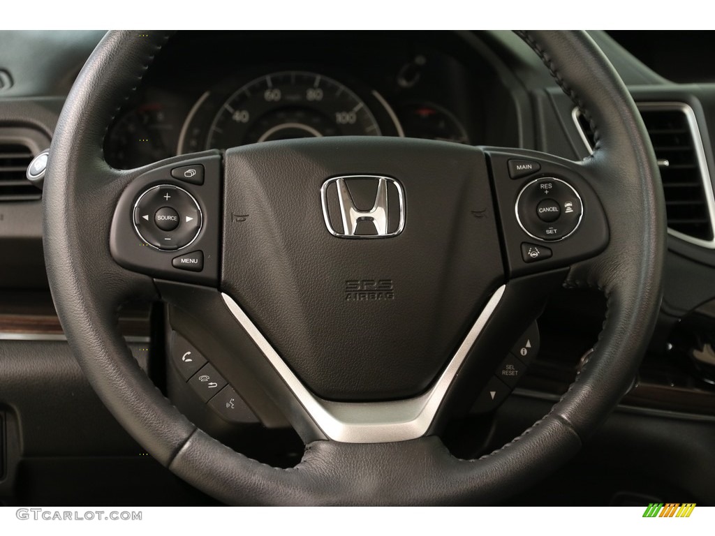 2016 CR-V Touring AWD - Crystal Black Pearl / Black photo #8