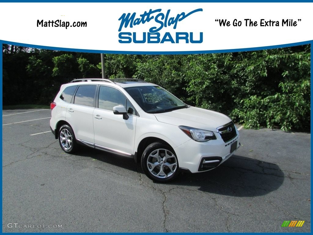 Crystal White Pearl Subaru Forester