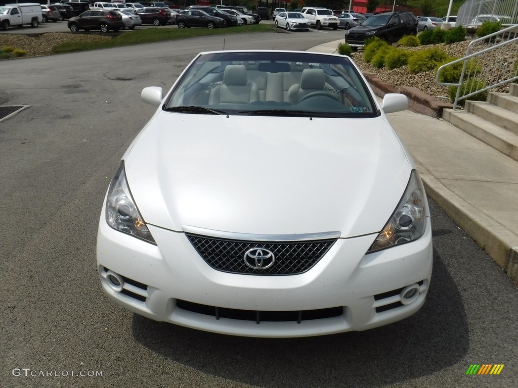 2007 Solara SLE V6 Convertible - Blizzard White Pearl / Ivory photo #6