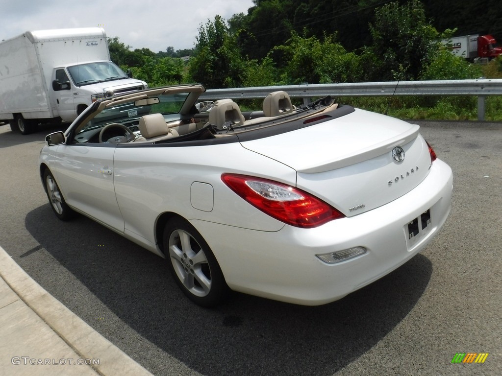 2007 Solara SLE V6 Convertible - Blizzard White Pearl / Ivory photo #10